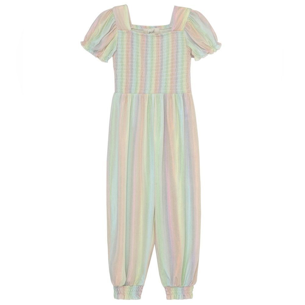 Peek Kids Rainbow Metallic Jumpsuit